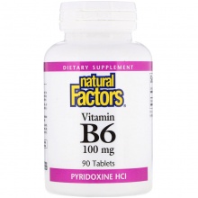  Natural Factors  B6 100 mg 90 